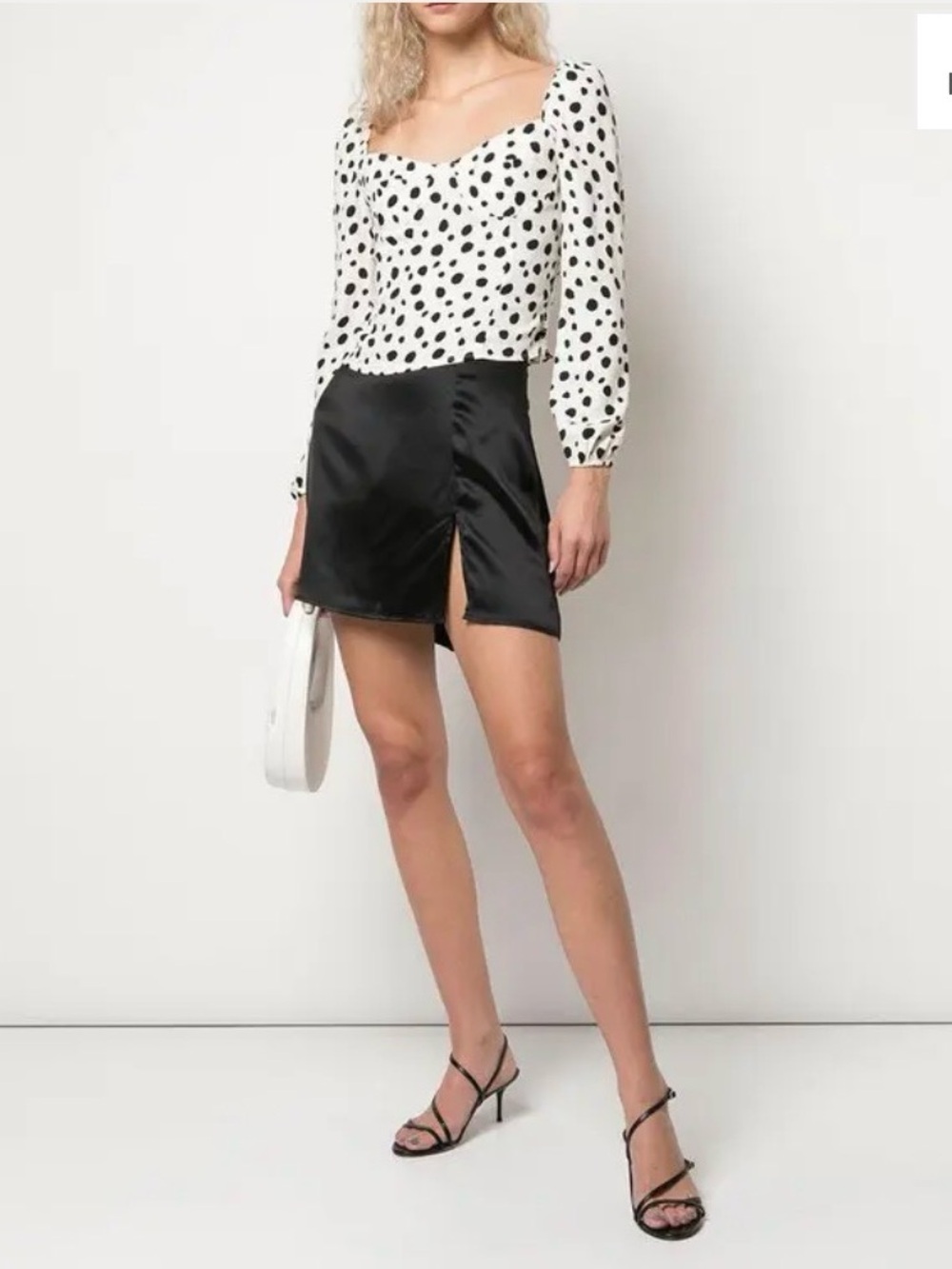 NWT Reformation Silk Mini Skirt